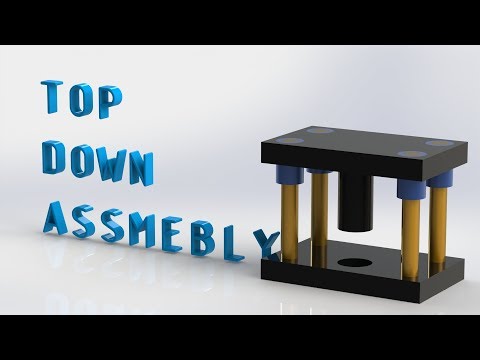 Solidworks Tutorial | Top Down Assembly | Press Tool | The Cadd | Sandy Dahme