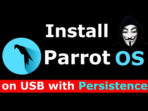 Install Parrot OS on USB key with persistence