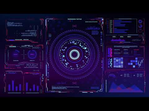 Hud Futuristic Interface Background video | Footage | Screensaver