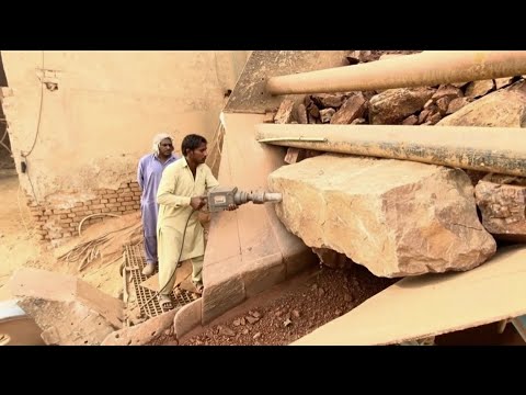 "Huge Rocks Crushing Process. Super Satisfying Stone Crushing Process by Jaw Crusher #rockcrusher"