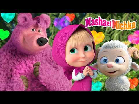 🐏🩵 Qui me fait rougir ? 🥰💗 Collection d'épisodes 👱‍♀️🐻 Masha et Michka