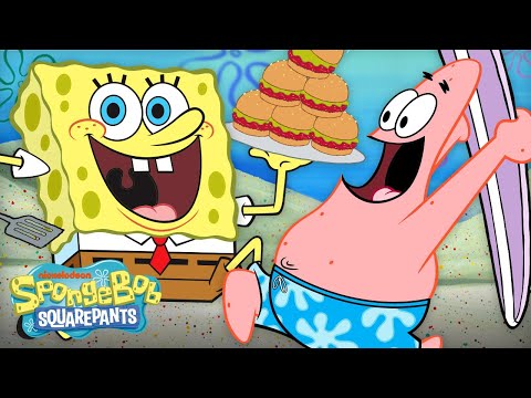 SpongeBob's Summer Krabby Patty Cookout! 🍔 | 25 Minute Compilation | SpongeBob