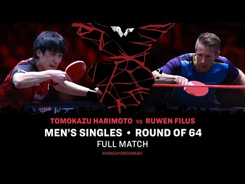 FULL MATCH | Ruwen FILUS vs Tomokazu HARIMOTO | MS R64 | #SingaporeSmash 2024