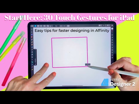 Start Here: 30 Must-Know Gestures for Affinity Designer on iPad