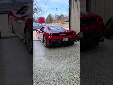 Ferrari 488 Pista getting a Kline Inconel Exhaust #automobile #ferrari #pista #exhaust
