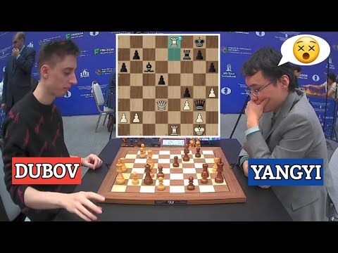 BRILLIANT ‼️ Daniil Dubov vs Yu Yangyi || World Blitz Chess Championship 2023