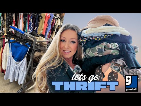 I FOUND MY DREAM BOOTS | GOODWILL THRIFT WITH ME & TRY ON HAUL