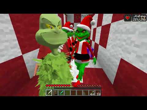 GRINCH and SANTA vs Security House in Minecraft Maizen JJ and Mikey Christmas