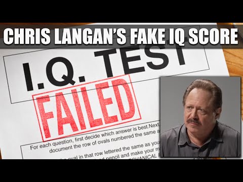 Chris Langan's fake IQ score