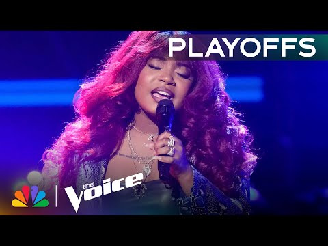 Alanna Lynise Gets Deep with a Beautiful Rendition of SZA's "Nobody Gets Me" | Voice Playoffs | NBC