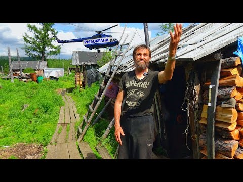 ОТШЕЛЬНИК 20 ЛЕТ ОДИН! РЫБОХРАНА, ШТРАФ, ГОЛОД И ВОЛКИ! Рыбалка на Севере у Галины ЧАСТЬ 2