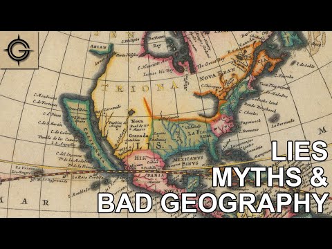 My Favorite LIES, MYTHS, and ERRORS on Old Maps