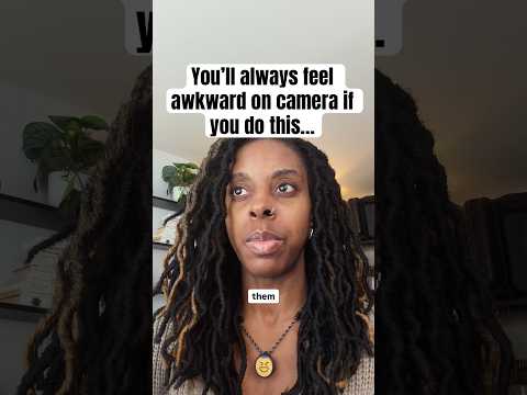 Stop doing this if you don’t want to be awkward on camera…