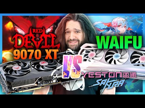GPU Absurdity: AMD RX 9070 XT Waifu vs. Red Devil Ultimate Showdown