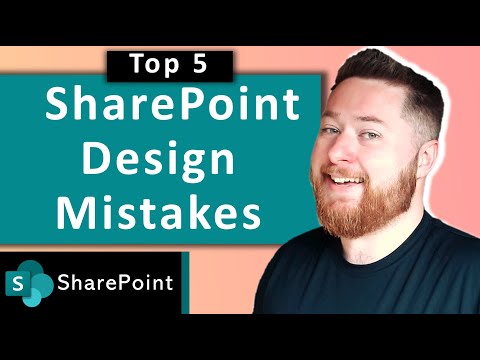 The 5 WORST SharePoint Design Mistakes (and HOW to Avoid Them)