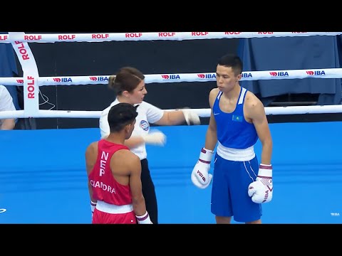 SF 54kg THAPA Chandra Bahadur 🇳🇵 vs BIBOSSINOV Saken 🇰🇿 | IBA 2025 Men’s WBCHs