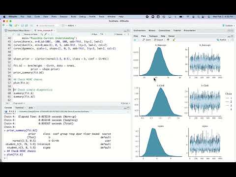 first intro to bayesian regression using the brms R package