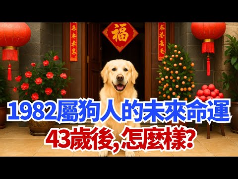 1982年屬狗人的未來命運，43歲後，怎麼樣？ #2025年生肖狗運勢 #2025年生肖狗運程 #2025年屬狗運勢 #2025年屬狗運程