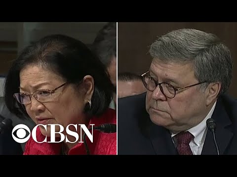 Sen. Mazie Hirono to Barr: "You knew you lied"
