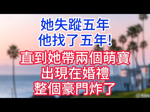 她失蹤五年，他找了五年!她帶兩個萌寶出現在婚禮，整個豪門炸了！#关键字#完结文#家庭伦理#家庭故事#一口气看完