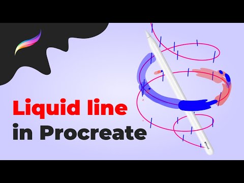 Let's animate a liquid line in 3 minutes [Procreate]