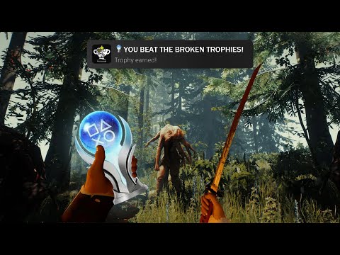 The Forest's Platinum Is So GLITCHED It's Almost Unobtainable