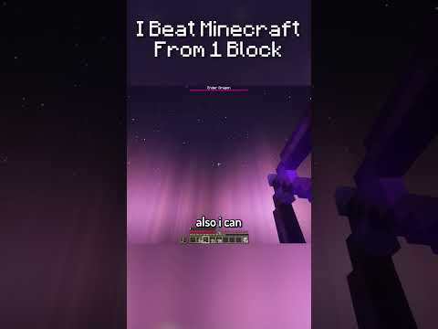 Part 38. I Beat Minecraft From 1 Block