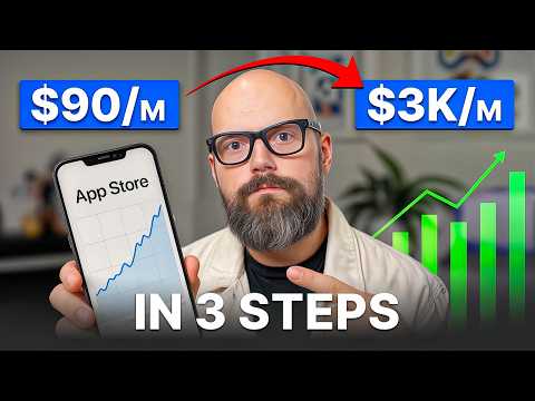 I scaled this app from $90 → $3,000/month (in 3 steps)