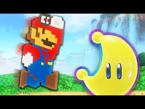 Can you beat Mario Odyssey if he is 2D?