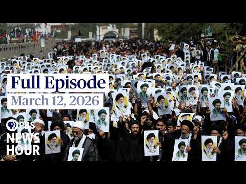 PBS News Hour live episode, March 12, 2026