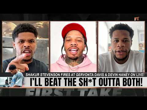 “Fight Me!" Shakur Stevenson CALLS OUT Gervonta Davis & Devin Haney During Live Interview!