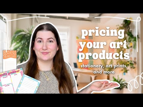 How to price notepads, stationery, & art products 🎨 for beginners!
