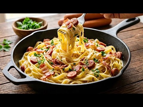 Delicious pasta in 5 minutes! The tastiest pasta you've ever eaten!