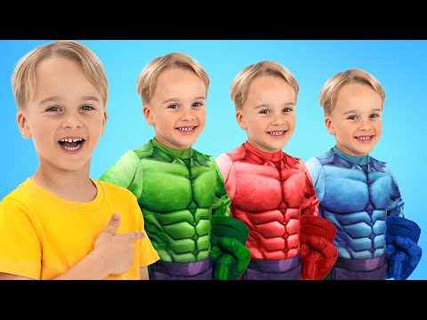 كريس يتحول إلى هالك - تعاونوا مع الأطفال!