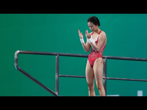 陈芋汐集锦| 神仙打架！东京奥运会双人10米台冠军全运会摘银 Chen Yuxi claimed silver in women's 10m Platform at National Games