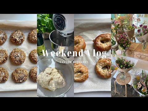 WEEKEND VLOG: go-to healthy recipes, baking, study dates + family time