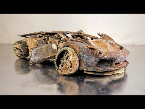 Lamborghini Aventador Restoration Abandoned model