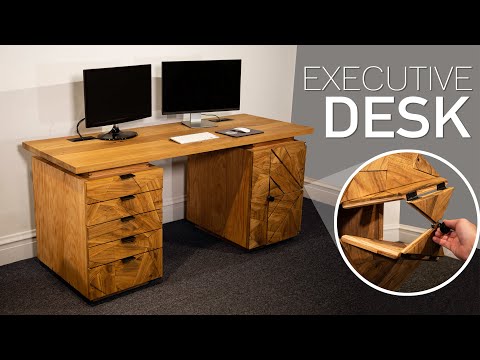 Executive Desk Build - Kinetic Folding Door - #Rocklerdeskchallenge