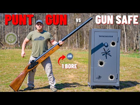 PUNT GUN vs Gun Safe (The Biggest Shotgun EVER!!!)