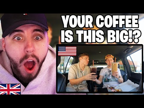 Brit Reacts to Two Brits try American Donuts for the first time!