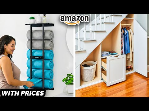25 New AMAZON FINDS for TINY Apartments | Smart Space Saving Furniture Ideas [With Prices]
