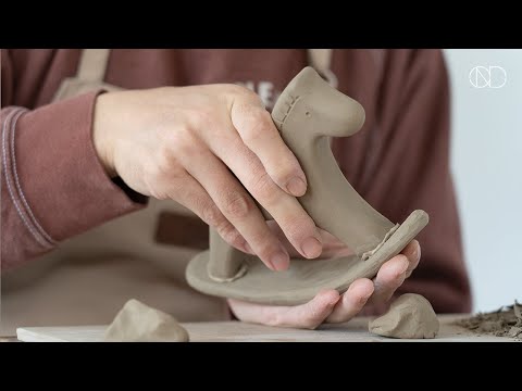 도자기로 만드는 흔들목마 오브제 : Making a Ceramic Rocking Horse [ONDO STUDIO]