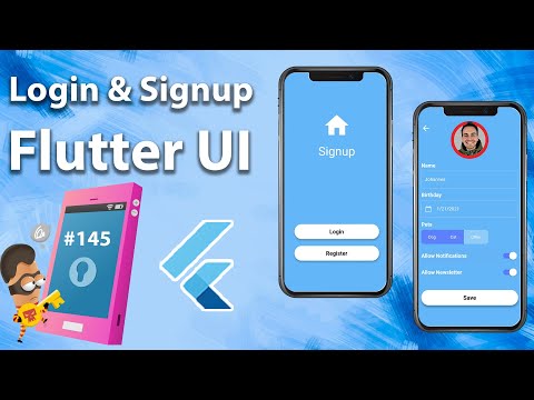 Flutter Tutorial - Login & Signup - Shared Preferences Persist JSON Data
