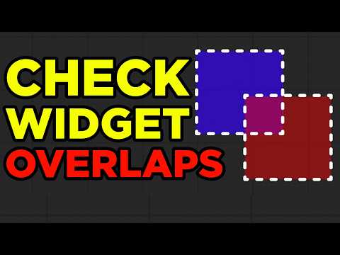 How to : Check Widgets Overlapping in Unreal Engine!