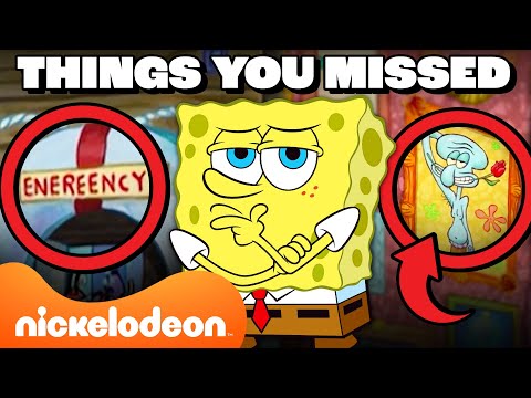 Every SpongeBob Thing You Missed For 80 MINUTES! 🔍 | Nicktoons