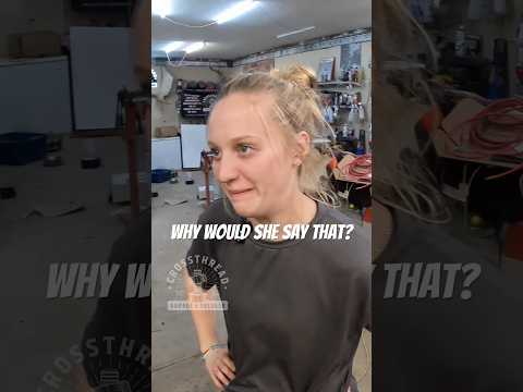 She said what she said! 🤷‍♂️ #crossthreadgarage #helpmemakethismakesense