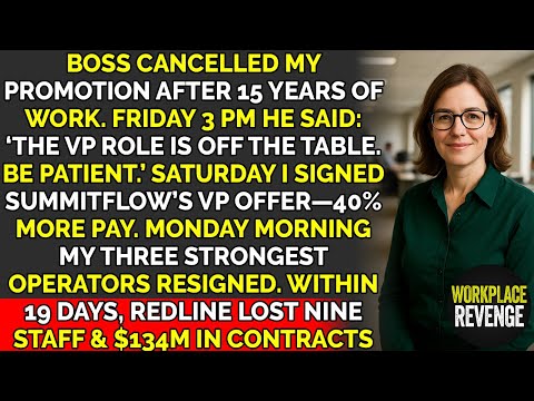 Boss CANCELLED My Promotion After 15 Years — I Joined a Rival and His Top Staff Quit | Corporate