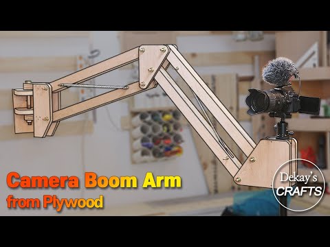 Camera Articular Boom Arm [woodworks]