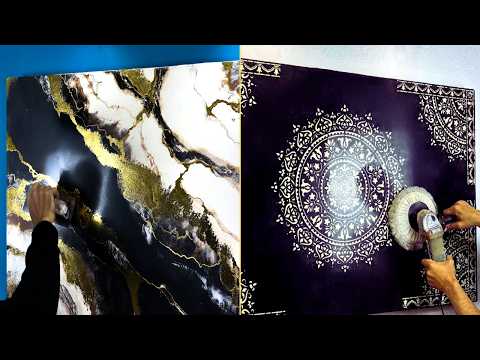 3 Amazing Ways to Make Marble Wall Decorations Using Putty! 👌🔥