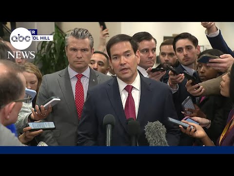 Hegseth and Rubio met with lawmakers about Sept. 2nd boat strikes